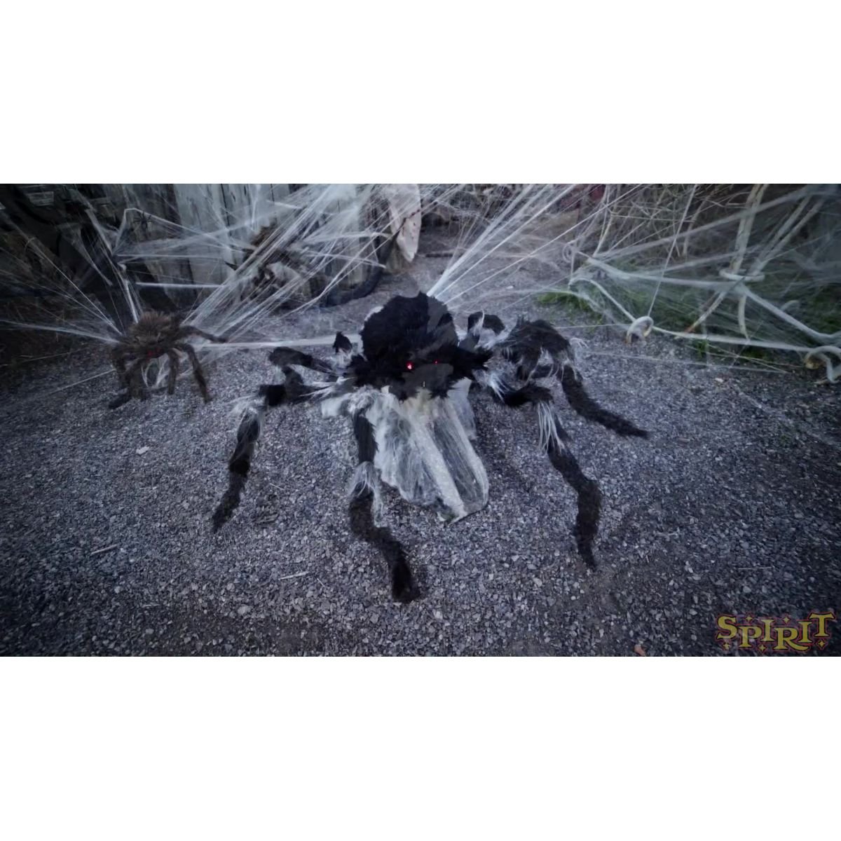 21 In LED Black Jumping Spider Animatronic - Image 2