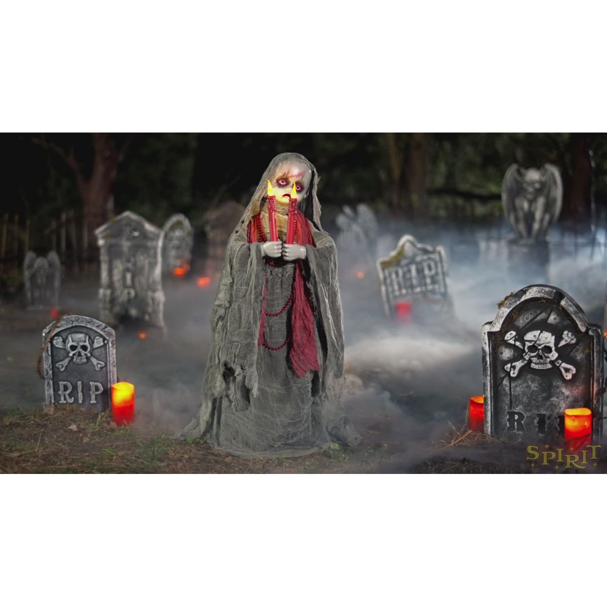 3 Ft Grave Watcher Animatronic - Image 2