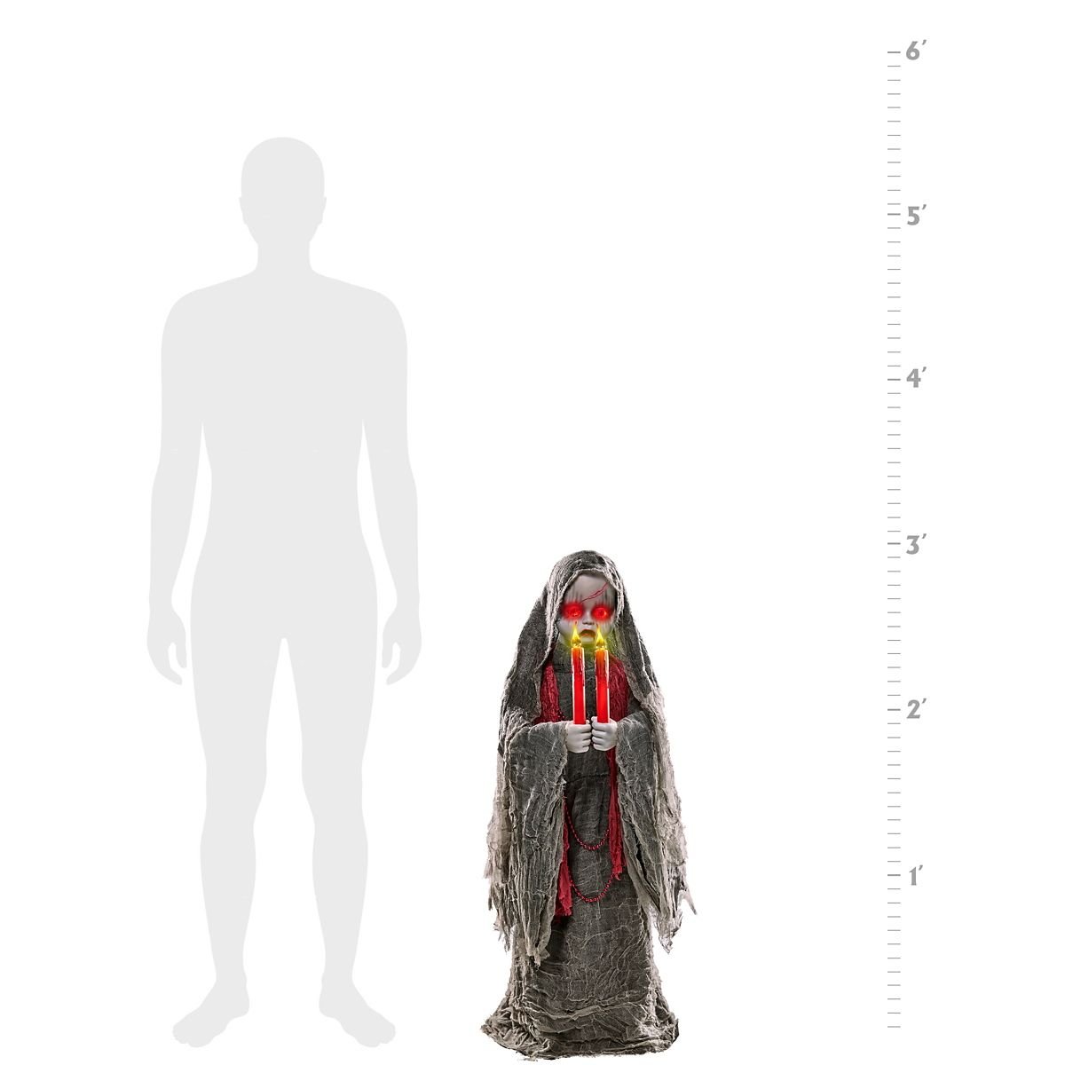 3 Ft Grave Watcher Animatronic - Image 11