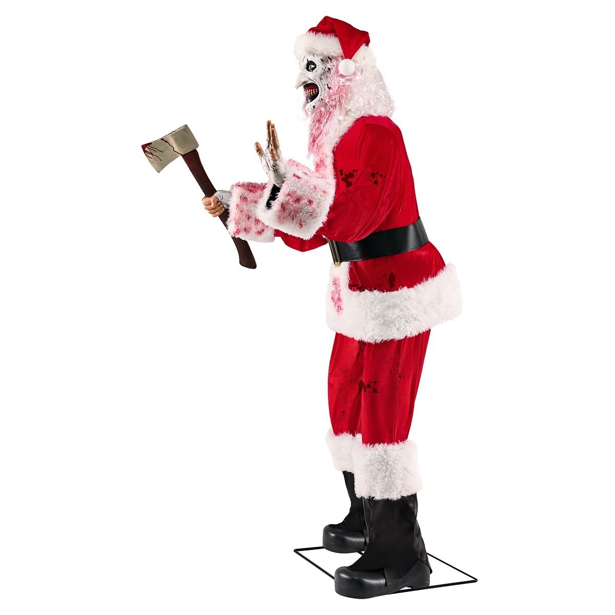 6 Ft 3 In Art the Clown Santa Claus Animatronic - Terrifier 3 - Image 4
