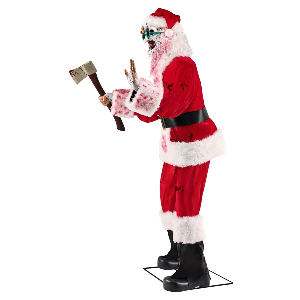 6 Ft 3 In Art the Clown Santa Claus Animatronic - Terrifier 3 - Image 7