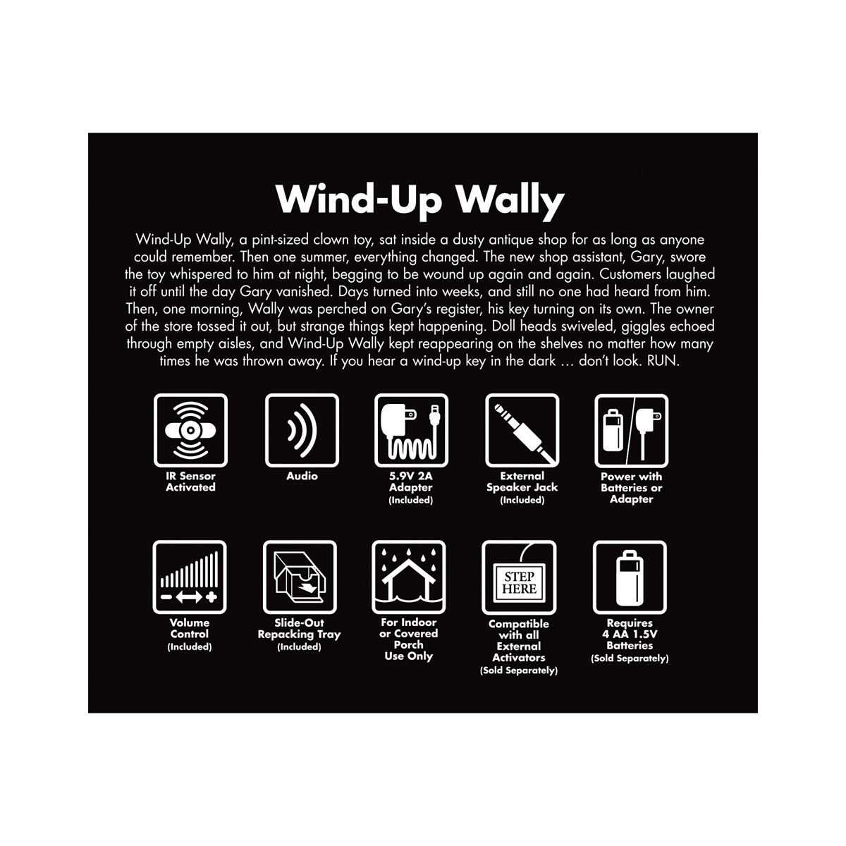 4 Ft 10 In Wind-Up Wally Animatronic - Image 12