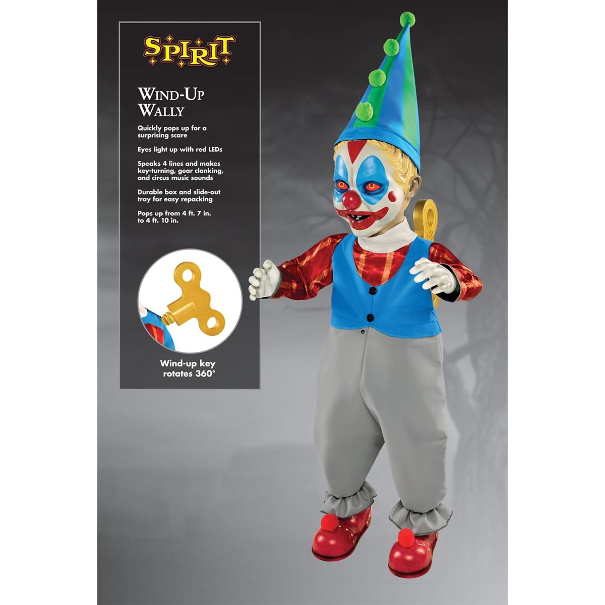 4 Ft 10 In Wind-Up Wally Animatronic - Image 13