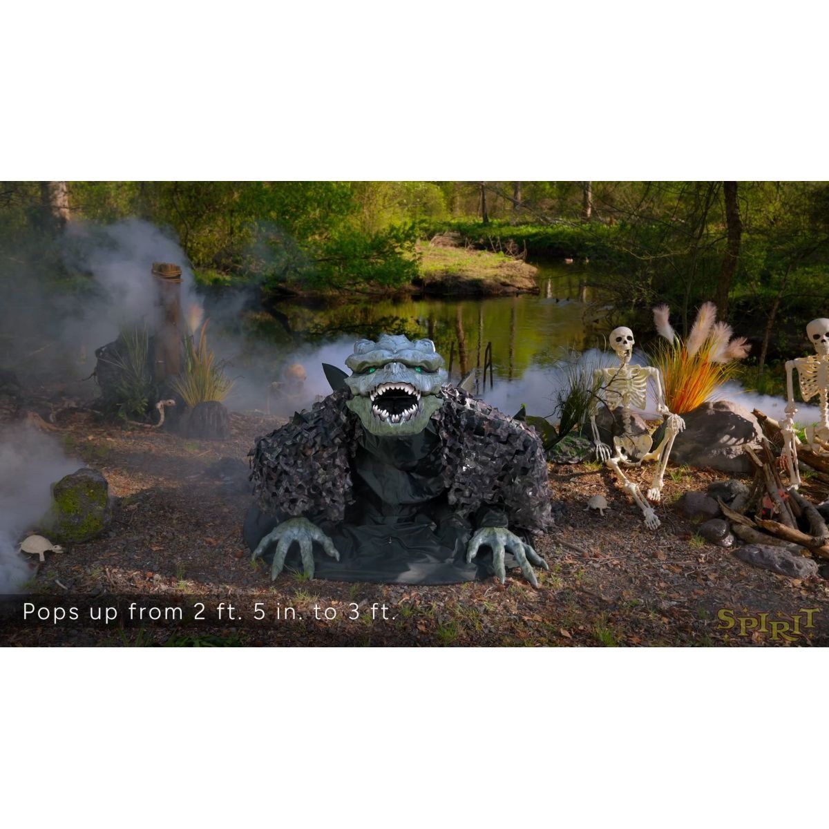 3 Ft Bog Monster Animatronic - Image 2
