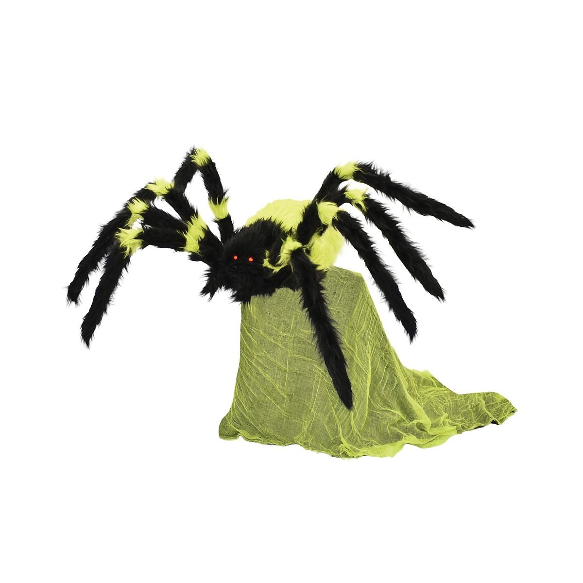 21 Inch LED Green Jumping Spider Animatronic - Image 4