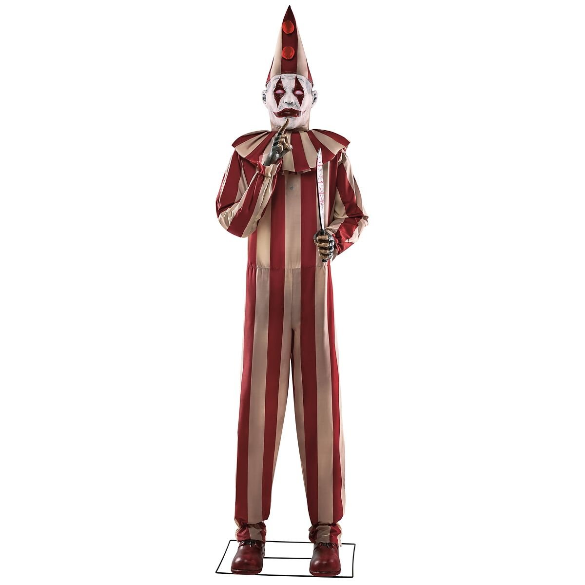 6 Ft 9 In Silent and Deadly Clown Animatronic - Image 3