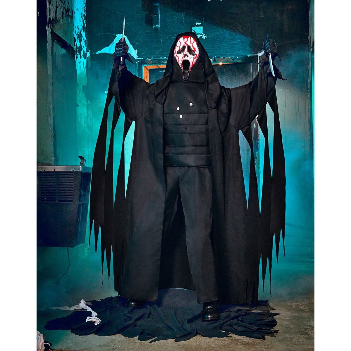 6 Ft 8 In Ghost Face Animatronic